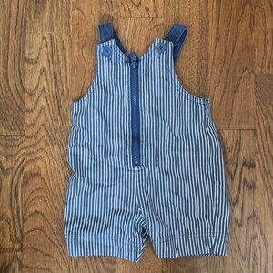 Blue And White Stripe Hanna Andersson Overalls